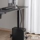 Oragnizator kabli, czarny MCTV-898 B