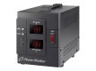 PowerWalker AVR 3000 SIV FR regulator napięcia 1 x gniazdo sieciowe 110-280 V Czarny