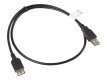 Kabel Lanberg CA-USBE-10CC-0007-BK (USB 2.0 M - USB 2.0 F; 0,7m; kolor czarny)