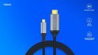 Kabel USB-C do HDMI v2.0b, 3m, miedź CL-184
