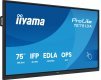 Monitor interaktywny 75 cali TE7513A-B2AG INFRARED,40pkt,IPS,4K,7H,500cd/m2, WiFi,USB, ANDROID 14, Google EDLA,2x20W, UCHWYT ŚCIENNY