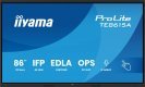 Monitor 86 cali TE8615A-B1AG IPS,4K,40pkt,550cd,DeepContrast-IR+, HDMI x2,DP,USB-C, 2 x 20W, OPS Slot x1, 5xUSB, 2xRJ45,8-Array,EDLA, WiFi,PiP, iiW