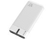 PowerBank EnerGo 10000mAh biało-czarny