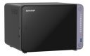 Qnap TS-632X-4G, Tower, 6 x 2.5"/3.5" SATA, AnnapurnaLabs Alpine AL524 4C, 4GB (Max. 16GB) DDR4 SODIMM, 2 x 2.5GbE, 2 x 10GbE SFP+, 2 x USB 3.2 Gen, adapter 120W