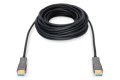 Kabel połączeniowy hybrydowy AOC HDMI 2.0 Premium HighSpeed 4K/60Hz UHD HDMI A/HDMI A M/M czarny 15m