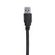 LANBERG KABEL USB-A 3.0 M/M 1M CZARNY CA-USBA-30CU-0010-BK