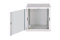 Digitus Szafa sieciowa wisząca DYNAmic 19" 12U rack 600x600, drzwi szyba, szary, niedzielona, złożona, 60kg