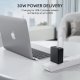 PA-D2 ładowarka sieciowa 2xUSB C PD Power Delivery 3.0 36W 6A Dynamic Detect