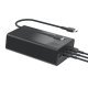 Powerbank 30 000mAh, 22.5W, 4 porty, czarny