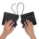 R-Go Tools Ergonomiczna klawiatura R-Go Split Break v2 z oprogramowaniem break, QWERTZ_DE, przewodowa, czarna