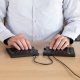 R-Go Tools Ergonomiczna klawiatura R-Go Split Break v2 z oprogramowaniem break, QWERTZ_DE, przewodowa, czarna