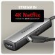RVC-HI8KPD Adapter aktywny USB-C -> HDMI 8K/60Hz, Aluminiowy, PD100W, 16cm kabel