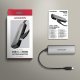 RVC-HI8KPD Adapter aktywny USB-C -> HDMI 8K/60Hz, Aluminiowy, PD100W, 16cm kabel