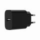 Ładowarka uniwersalna USB, 2.4 A, czarna