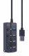 HUB 4-portowy USB (1 x USB 3.1 + 3 x USB 2.0) z przyciskami włączania/wyłączania oraz wskaźnikiem LED