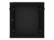 Szafa wisząca 19 cali 12U 600x450 drzwi perforowane (flat pack) czarna
