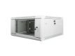 Szafa instalacyjna wisząca 19 cali 4U 600X600mm szara (drzwi szklane)