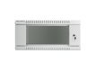 Szafa instalacyjna wisząca 19 cali 4U 600X600mm szara (drzwi szklane)