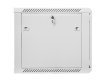 Szafa instalacyjna wisząca 19 cali 9U 600X600mm szara (drzwi szklane)