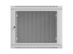 LANBERG SZAFA INSTALACYJNA RACK WISZĄCA 19" 9U 600X600 SZARA DRZWI PERFOROWANE (FLAT PACK)