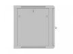 Szafa instalacyjna rack wisząca 12U 600x600 szara drzwi perforowane (flat pack)