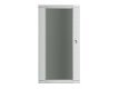 Szafa instalacyjna wisząca 19 cali 27U 600X600mm szara (drzwi szklane)