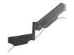 Neomounts WL70-550BL12 uchwyt / stojak do monitorów 106,7 cm (42") Ściana Czarny