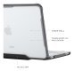 Urban Armor Gear 134013114343 torba na laptop 33 cm (13") Pokrowiec Szary, Półprzezroczysty