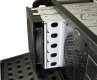 Inter-Tech IPC 4U-4129L Stojak Metaliczny, Srebrny