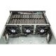 Inter-Tech 4F28 Rack Czarny, Srebrny