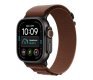 Smartwatch Watch Ultra 4 GPS + Cellular, koperta 49mm z tytanu w kolorze czarnym, opaska Alpine w kolorze burgunda - rozmiar M