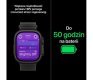 Smartwatch Watch Ultra 4 GPS + Cellular, koperta 49mm z tytanu w kolorze czarnym, opaska Trail w kolorze burgunda - rozmiar M/L