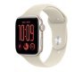 Smartwatch Watch SE 3 GPS, koperta 40mm z aluminium w kolorze księżycowej poświaty, pasek sportowy w kolorze piaskowym - rozmiar M/L