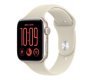 Smartwatch Watch SE 3 GPS + Cellular, koperta 44mm z aluminium w kolorze księżycowej poświaty, pasek sportowy w kolorze piaskowym - rozmiar M/L