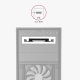 RHD-125S Ramka metalowa do montażu 1x 2.5" HDD w pozycji 3.5", szary