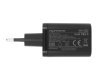 Ładowarka GaN 45W USB-C PD + USB-A (czarna)