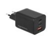 Ładowarka GaN 65W 2x USB-C PD + USB-A (czarna)