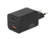 Ładowarka GaN 65W 2x USB-C PD + USB-A (czarna)