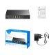 Cudy 8-Port Gigabit Easy-Managed Switch with 2 SFP, GS108ES2 1.0 Zarządzany L2 Gigabit Ethernet (10/100/1000) Czarny
