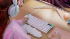 Logitech G G316 X 98 klawiatura Gaming USB QWERTY Angielski Biały