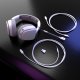 Glorious Gaming Glorious GHS Eternal RGB – gamingowe słuchawki stereo RGB do PC, PS5, PS4, Switcha – niestandardowo dostrojone przetworniki, odłączany mikrofon, USB-C – wytrzymałe, komfort przez całą dobę – białe