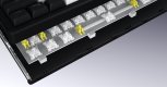 HATOR Skyfall 65 MAG ULTIMA 8K wireless klawiatura Gaming USB + RF Wireless + Bluetooth QWERTY US English Czarny, Biały