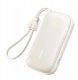Powerbank Baseus EnerFill FC21 20000 mAh 22,5 W USB-A USB-C srebrny z odłączanym kablem Lightning