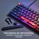 HyperX Alloy Origins 65 czarny / Klawiatura gamingowa / mechaniczna / HyperX czerwony / US / RGB / USB-C