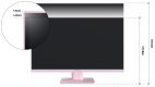 Monitor JAPANNEXT 60,5cm JN-I238FHD120F-HSP-PK 16:9 HDMI różowy FHD