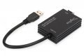 Karta sieciowa USB 3.0 typ A na Gigabit SFP, adapter światłowodowy 1000 Mb/s, moduł SFP sprzedawany osobno