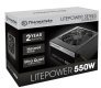 Litepower II Black 550W (Active PFC, 2xPEG, 120mm, Single Rail)