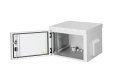 Digitus Szafa sieciowa wisząca 19" 7U rack 600x600, drzwi pełne, szary, niedzielona, złożona, IP55, 100kg