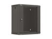 LANBERG SZAFA INSTALACYJNA RACK WISZĄCA 19" 12U 540X350 CZARNA DRZWI PRZESZKLONE (FLAT PACK)