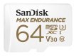 KARTA SANDISK MAX ENDURANCE microSDXC 64GB z adapterem